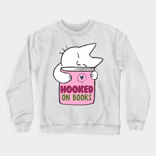 Hooked on books Crewneck Sweatshirt